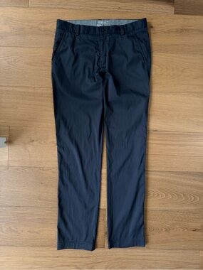 Nike Dri-FIT Golf Pants Mens 32x34Black Straight Leg Stretch Performance Casual